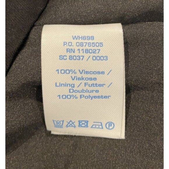 Boden Carla Kaftan Dress Viscose Embroidery Black Gray Size 8 Long 8L - Picture 4 of 5